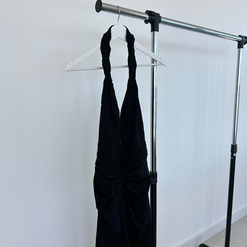 Meshki Black Halter Maxi Dress - Picture 7 of 9